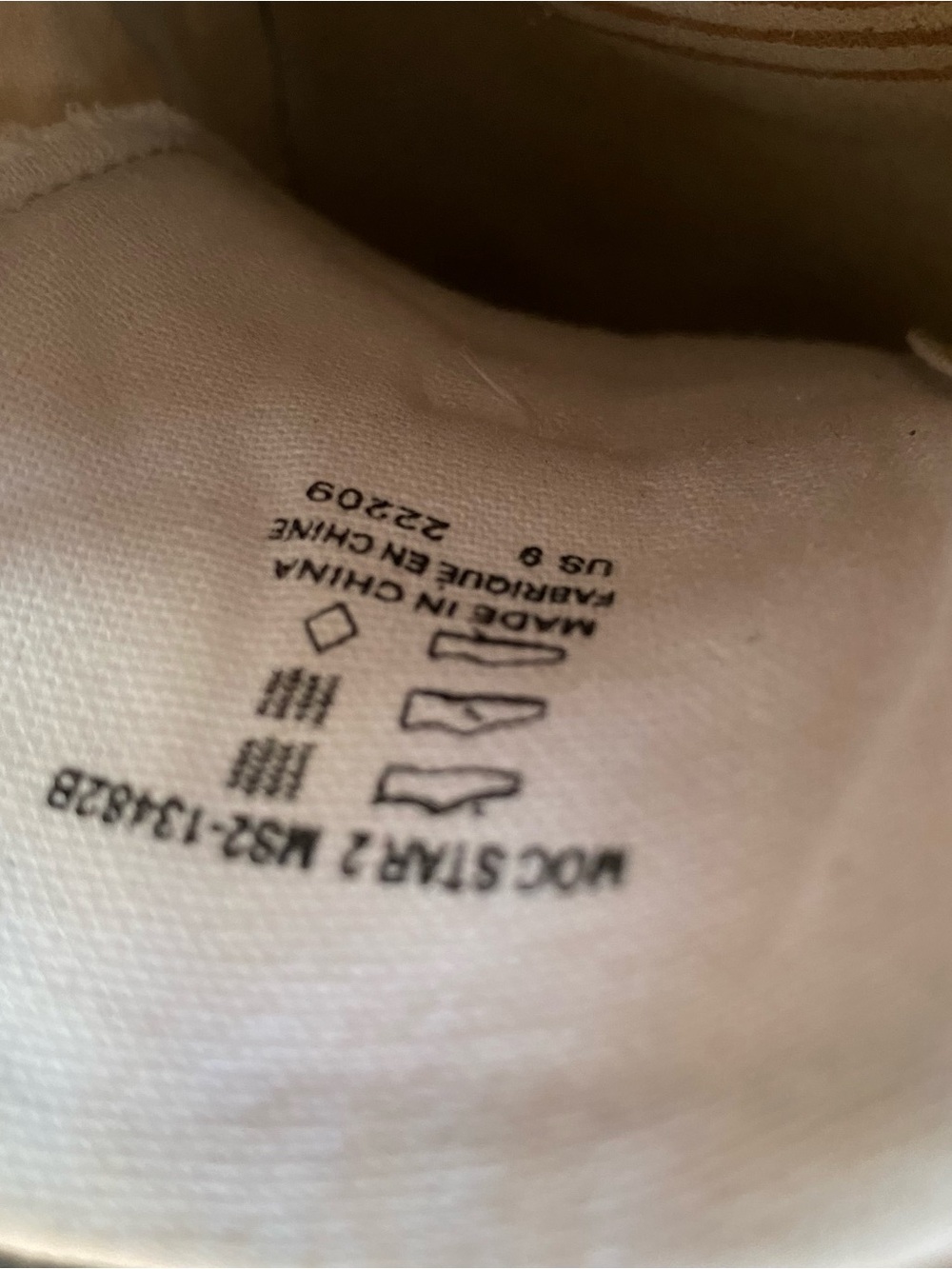 Taos Footwear White Canvas Athletic Sneakers Sz.9 - Picture 6 of 6